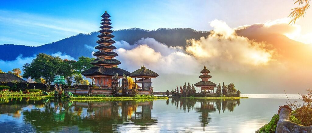 Scenic temple view offered in the Best Bali Tour Packages combining nature and culture.