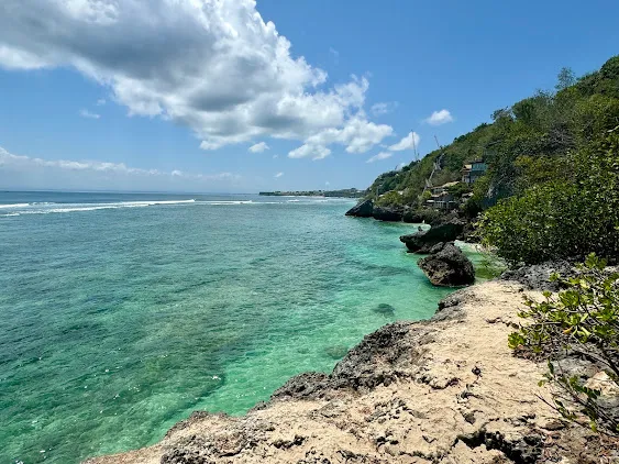 Padang Padang Beach, one of the must-visit spots in the Best Bali Tour Packages for beach lovers.